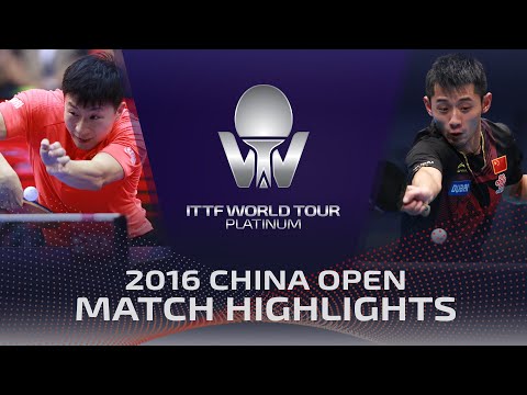 Ma Long vs Zhang Jike (HD Highlights) | 2016 ITTF World Tour China Open
