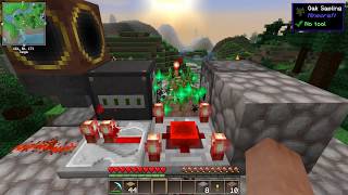 Minecoprocessors + Actually Additions: Cheap, Fully Automatic Tree Farm (using Assembly code!)