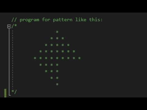 C++ Code |3/4 Pyramid Asterisk Pattern| Dexter Wings