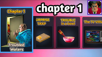 Scery Teacher 3D - All Guides - Chapter 1 - Troubled Waters Gameplay video(Android)2024