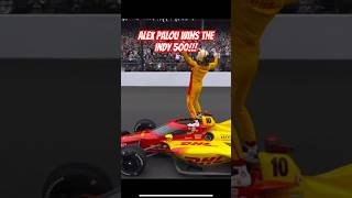 Alex Palou wins the Indy 500!!! #indycar #alexpalou #victory