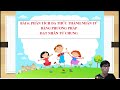 cùng học toán học với trần công 5