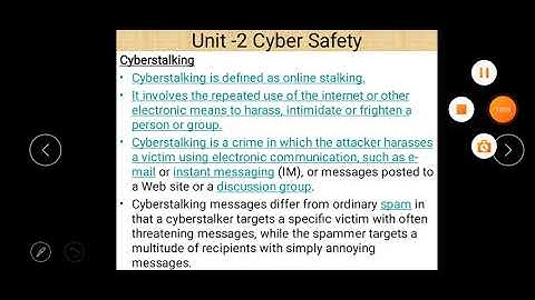 Class IX Computer Application 25-08-2020 By Mr. Praveen Singh Ch-Cyber Safety