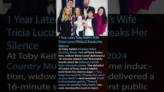 1 Year Later, Toby Keith’s Wife Tricia Lucus FINALLY Breaks Her Silence #shorts