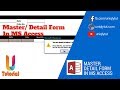 Create Purchase Order | Sales Order |  Use Master Details Form In MS Access