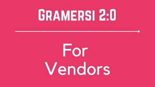 Gramersi 2.0: Short 4: For Vendors