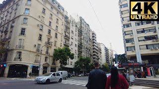 Av Callao en Recoleta Buenos Aires, Argentina Virtual Walking Tour 2024 [4K]