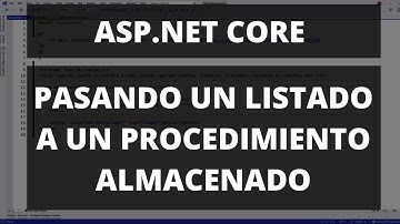 Pasando un Listado o Arreglo a un Procedimiento Almacenado | C# | SQL Server | ASP.NET Core 6