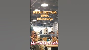 IMPIAN HATI YANG SIRNA #thomasarya LYRICS @niakurniawati1413 #shorts #shortvideo
