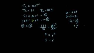 Geometric series practice question