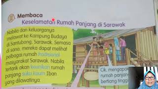 BAHASA MELAYU TAHUN 3, TEMA 3 UNIT 7 DSKP 2.2.1(i) KESELAMATAN DI RUMAH PAANJANG SARAWAK, M/S 43