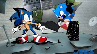 classic sonic vs mọďřén §sonic) FORŔĢòọťțen world)but CLÁŞIC sonic is not corrupteď