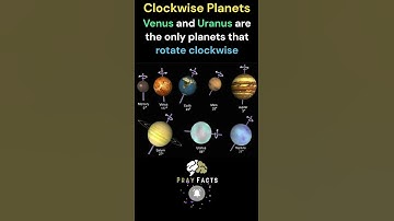 🪐🔄 Clockwise Planets: Venus and Uranus Exceptional 🌪️🌌 #amazing #amazingfacts #viral #shorts #facts
