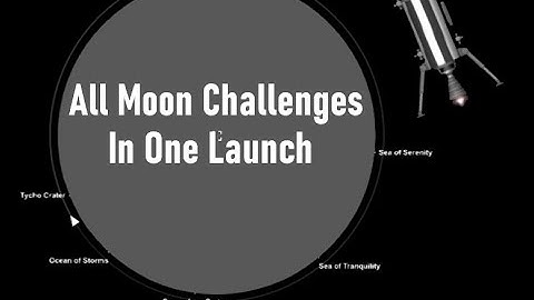 Getting all Moon Challenges in Realistic Mode Challenge Mode in one launch