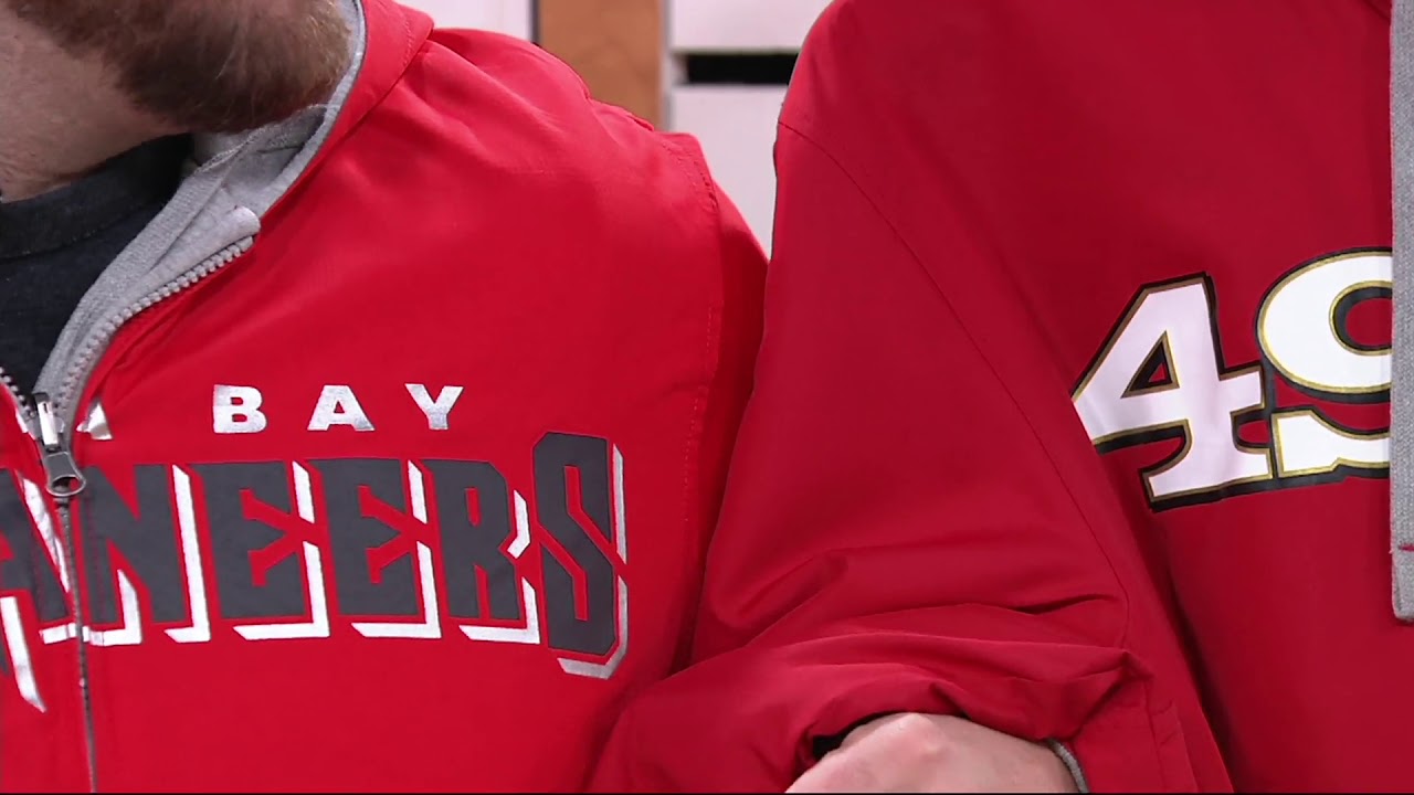 nfl reversible hoodie and jacket in team colors