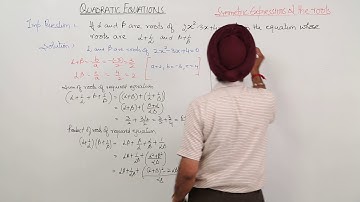 Best Free Online l ICSE l CLASS 11 l MATH l QUADRATIC EQUATIONS l Symmetric Expressions l L22