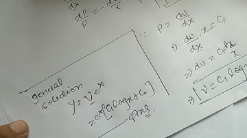 SOLUTION OF SECOND ORDER DIFFERENTIAL EQUATION | ONE PART OF CF IS KNOWN 🔥 | Problem 1