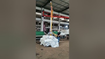 nonwoven roll reel lifter vacuum lifting system with clamp