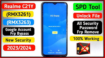 Realme C21y RMX3261/3263 pin pattern / Frp unlock || with spd flash tool new Method 2023 100%Working