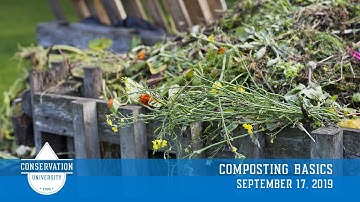 Outdoor Water Conservation Class 7: Composting Basics (Sept. 17, 2019)