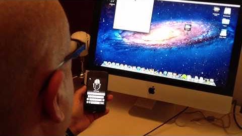 Using iPhone 4S to Dictate to Your Mac