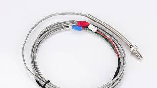 0-800 Degree M8 1m 2m 3m 5m K J PT100 Type 50mm 150mm 100mm 200mm Probe Screw Thread... #aliexpress