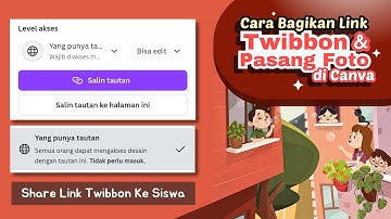 Cara Bagikan Link dan Pasang Foto di Twibbon yang Kita Buat di Canva || Twibbon MPLS 2025