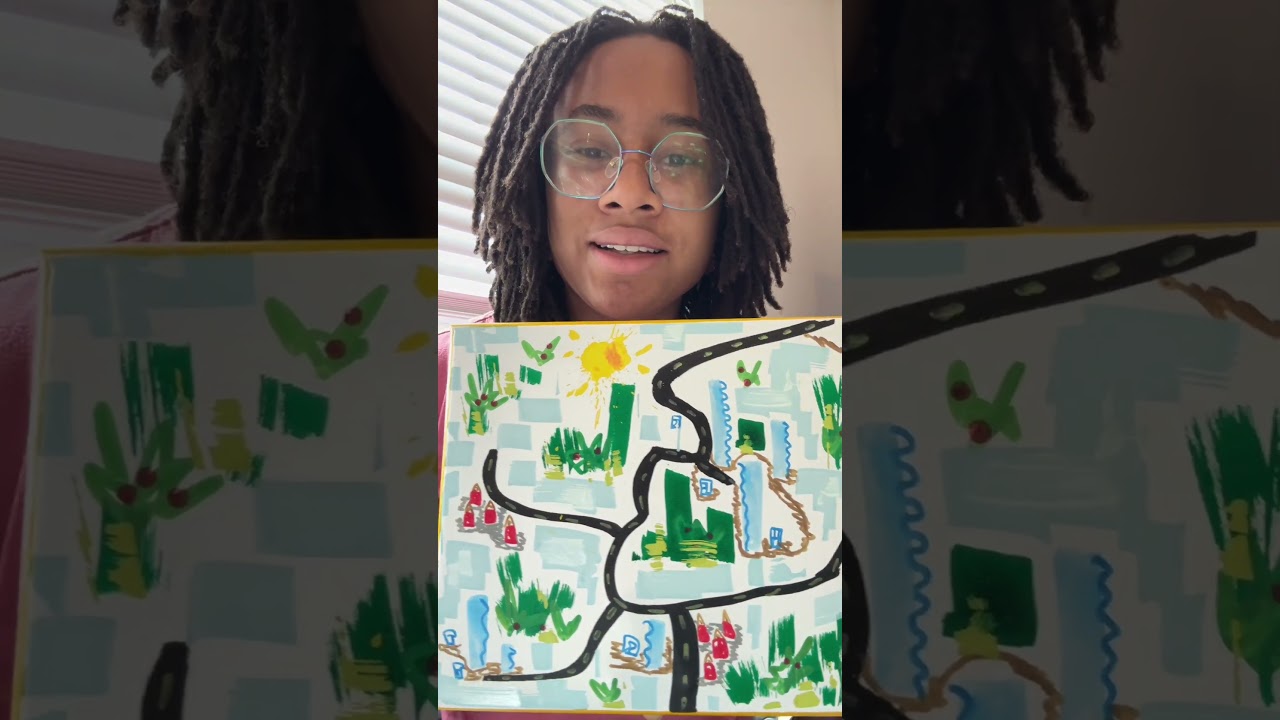 I painted a city! -Addy #art #Painting #fyp #artwork #paintingreveal