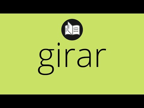 Vídeo: Was significa girar?