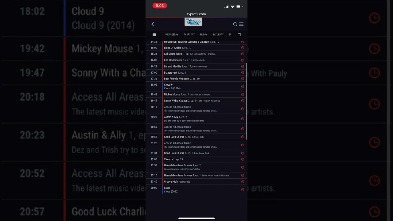 Disney Channel UK Schedule - Early 2017 (January) (1)