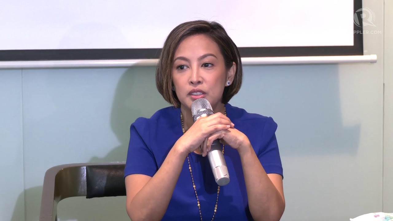 Ex-Makati mayor Abby Binay holds press conference on Makati Subway