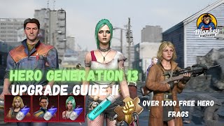 State of Survival: Hero Generation 13 - Total cost, Usage of material and frags