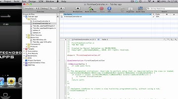 X-Code Tutorial - Tab Bar Applications (Part 2)