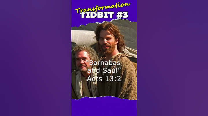From Saul to Paul