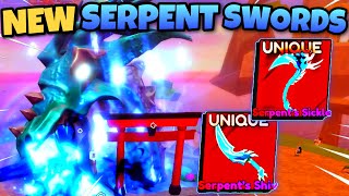 NEW LIVE EVENT AND SERPENT SWORDS IN Roblox Blade Ball