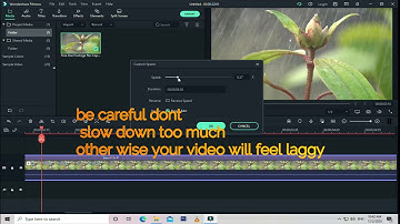 filmora smooth slow motion tutorial