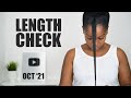 NATURAL HAIR GROWTH UPDATE / LENGTH CHECK | 6 Month Comparisons Photos | (April 2021 - Oct 2021)