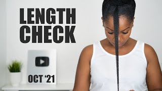 NATURAL HAIR GROWTH UPDATE / LENGTH CHECK (6 Month Comparisons Photos) (April 2021 - Oct 2021)