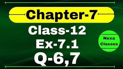 Class 12 Ex 7.1 Q6,7 Math | Chapter7 Class12 Math | Integration | Ex 7.1 Q6,7 Class 12 Math