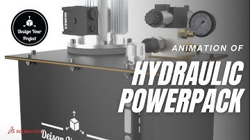 Hydraulic Powerpack design | Exploded View | Animation | Render | SolidWorks | Cad