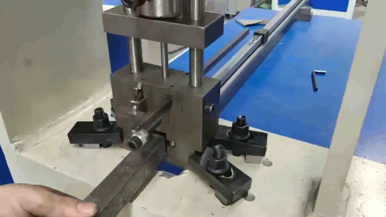 Semi Automatic Hydraulic Tube Punching Machine YouTube