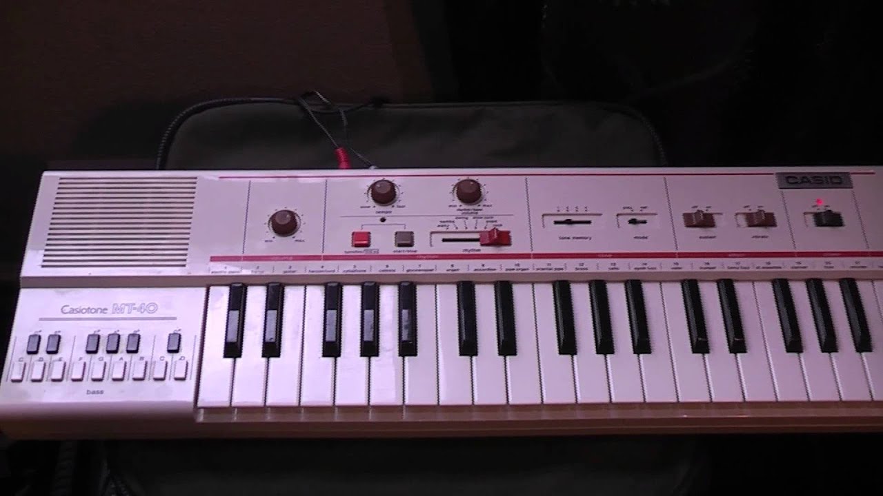 Casio MT-40 keyboard (sleng teng riddim)