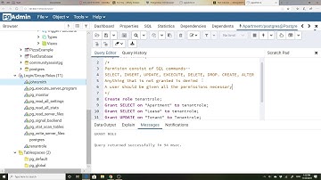 Login and security PostgreSQL