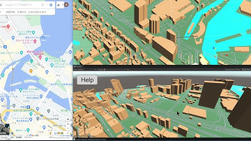 Googlemap を Unity で使ってみた(みなとみらい21周辺)
