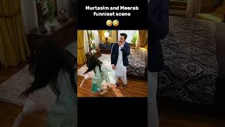 Murtasim and Meerab best funny scene #wahajali #yumnazaidi #terebin #shortfeed #shorts #trending