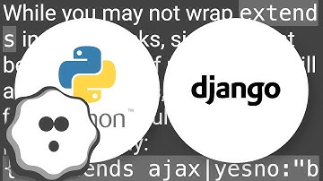 Python / Django - If statement in template around extends