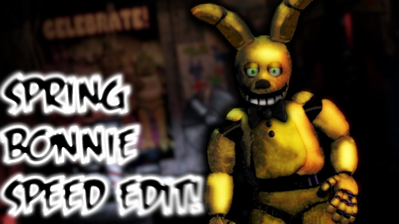 FNaF Speed Edit - Fixed Nightmare Fredbear! 