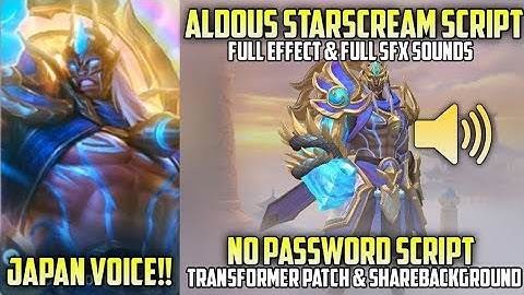 Japanese Aldous Realm Watcher Script - Full Effect & Full Sounds | No Password | MLBB