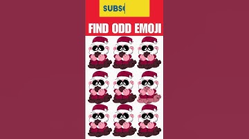 CAN YOU FIND THE ODD EMOJI? #games #riddles #riddle_challenge #puzzlegame #guessthelogo