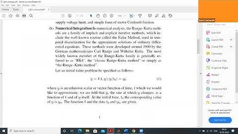Numerical simulation of the nonlinear mathematical model of electomechanical systems